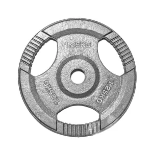 1" Tri-Grip Cast Iron Weight Plates 2.5kg - 25kg Single Plates