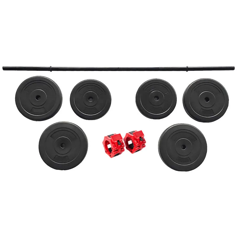 50Kg Home Gym Dumbbell Set With 6 Plates And 2 Spin Lock Collars