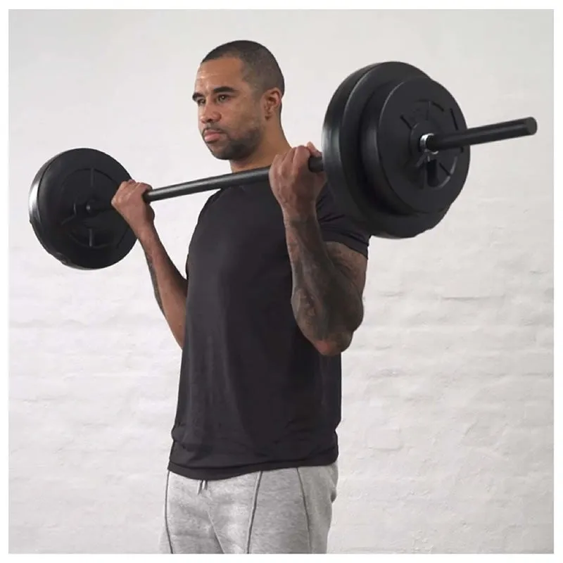 50Kg Home Gym Dumbbell Set With 6 Plates And 2 Spin Lock Collars