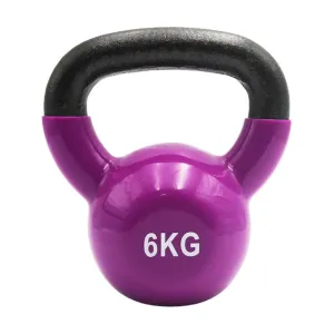 6Kg Vinyl Dipped Kettlebells