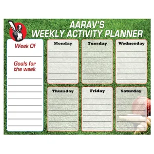 Activity Planner, Set of 50<br/>Cricket