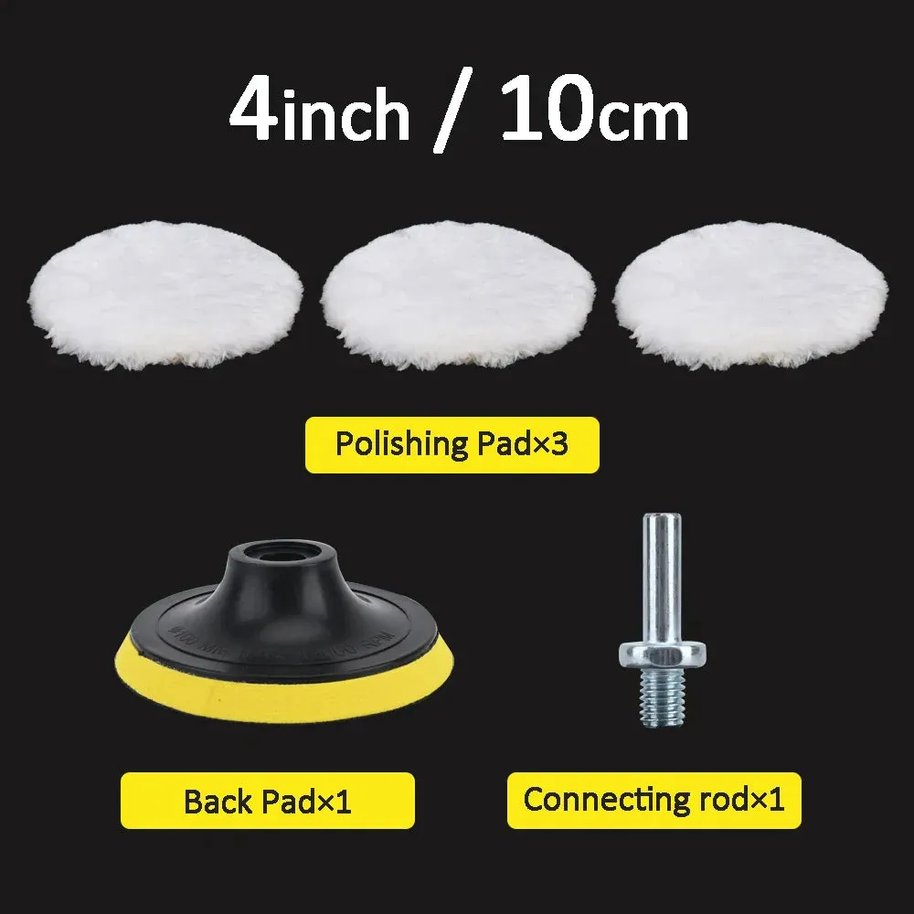 Auto Polisher Kit 4/5/6 Pads for Car Care