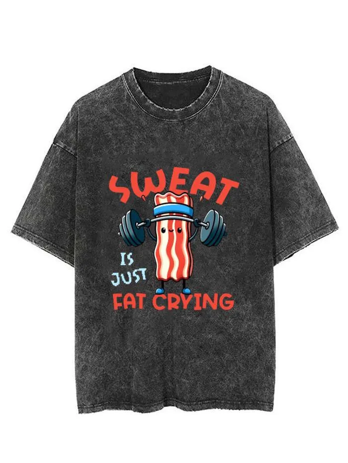 BACON LIFTING WEIGHTS VINTAGE GYM SHIRT