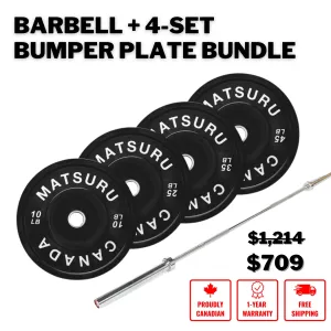 Barbell   4-Set Bumper Plates Bundle