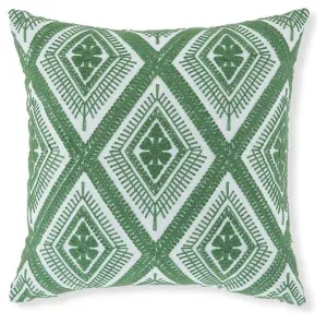 Bellvale Green/White Pillow (Set of 4)