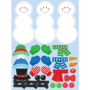 Build A Snowman, Stickers