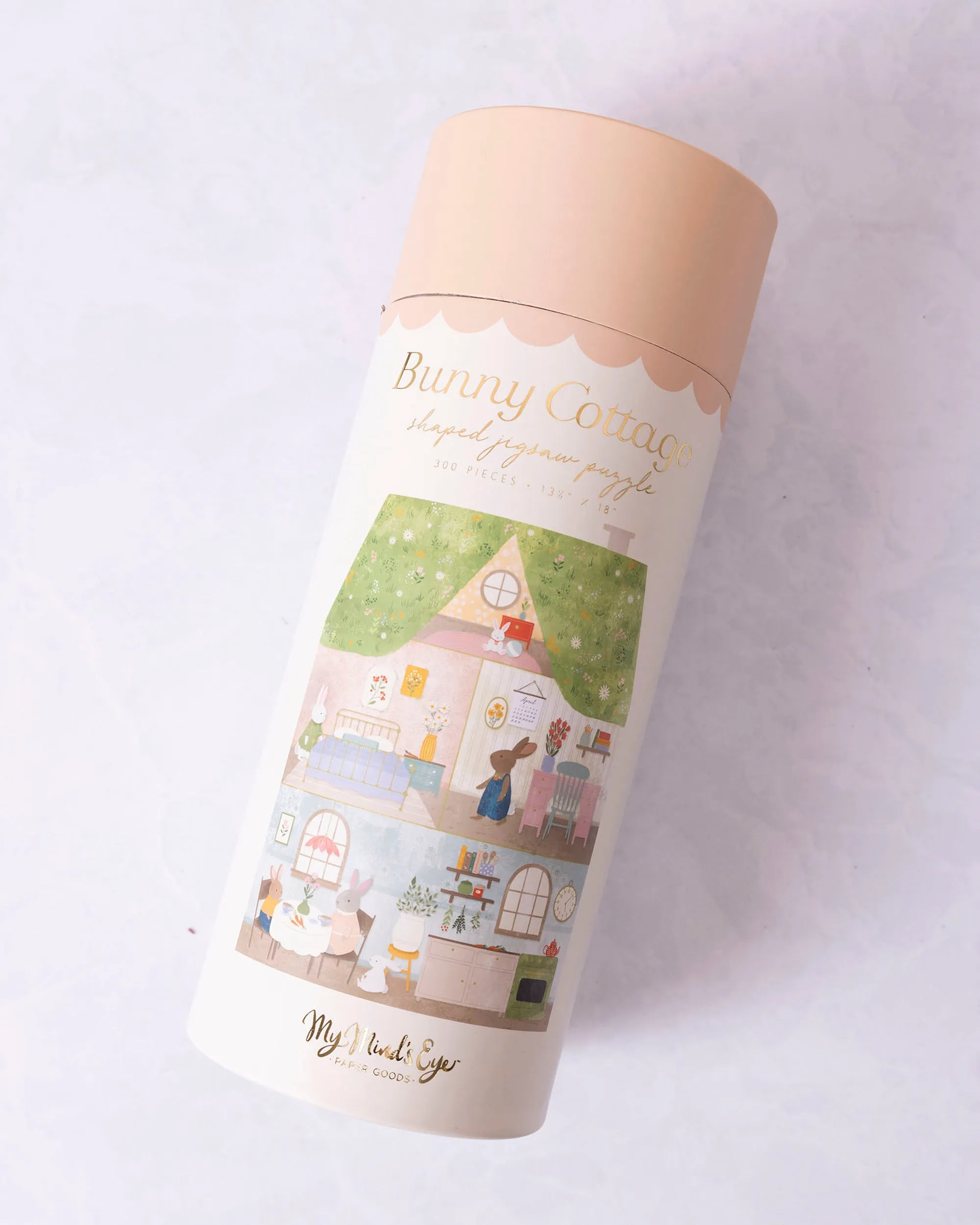 Bunny Cottage - 300 Piece Puzzle - My Mind's Eye