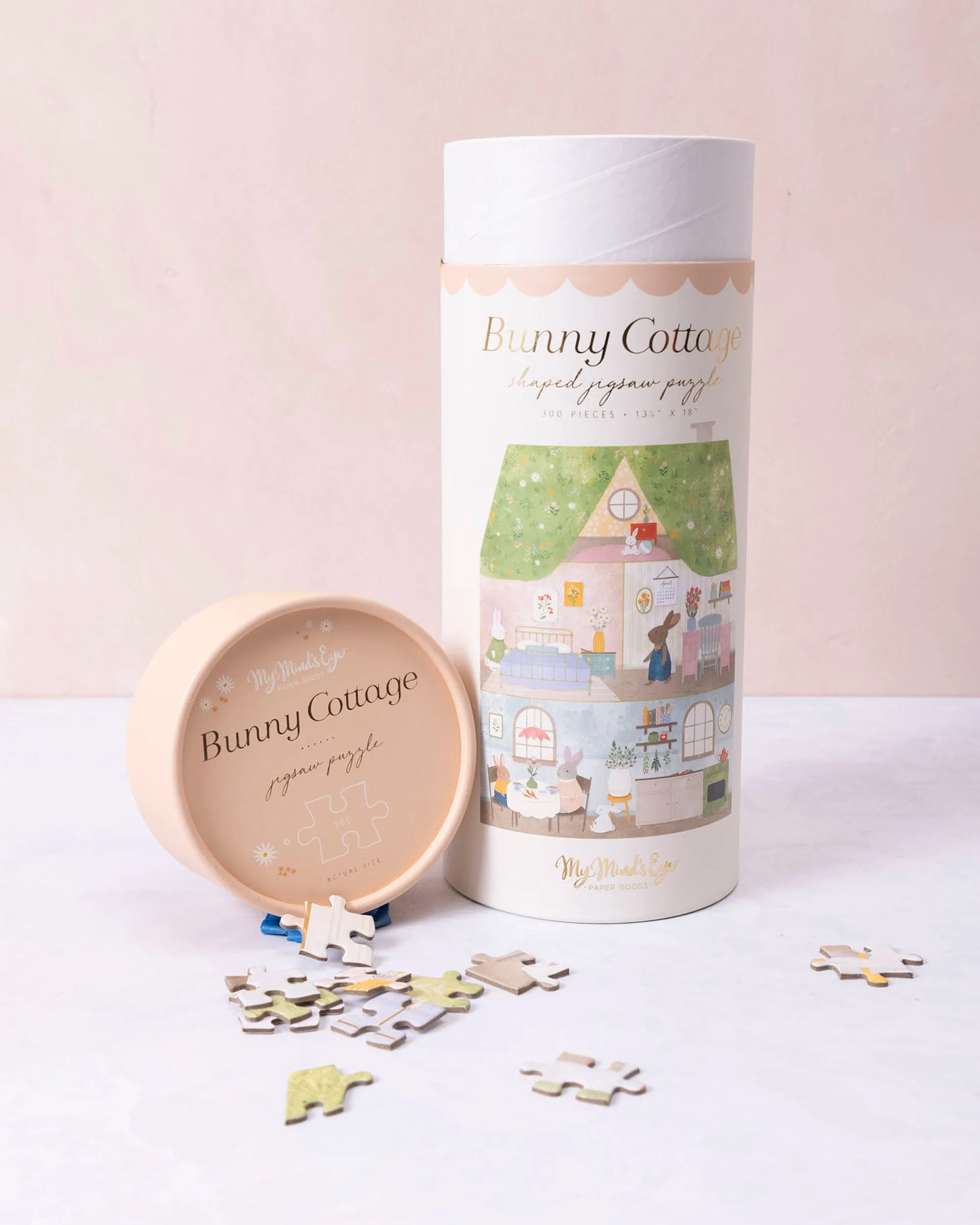 Bunny Cottage - 300 Piece Puzzle - My Mind's Eye