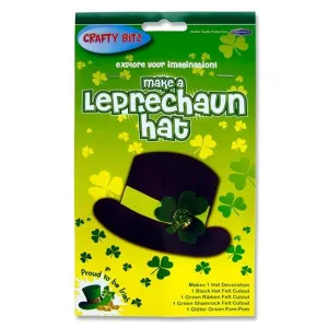 Crafty Bitz Make Your Own Leprechaun Hat |Includes Accessories