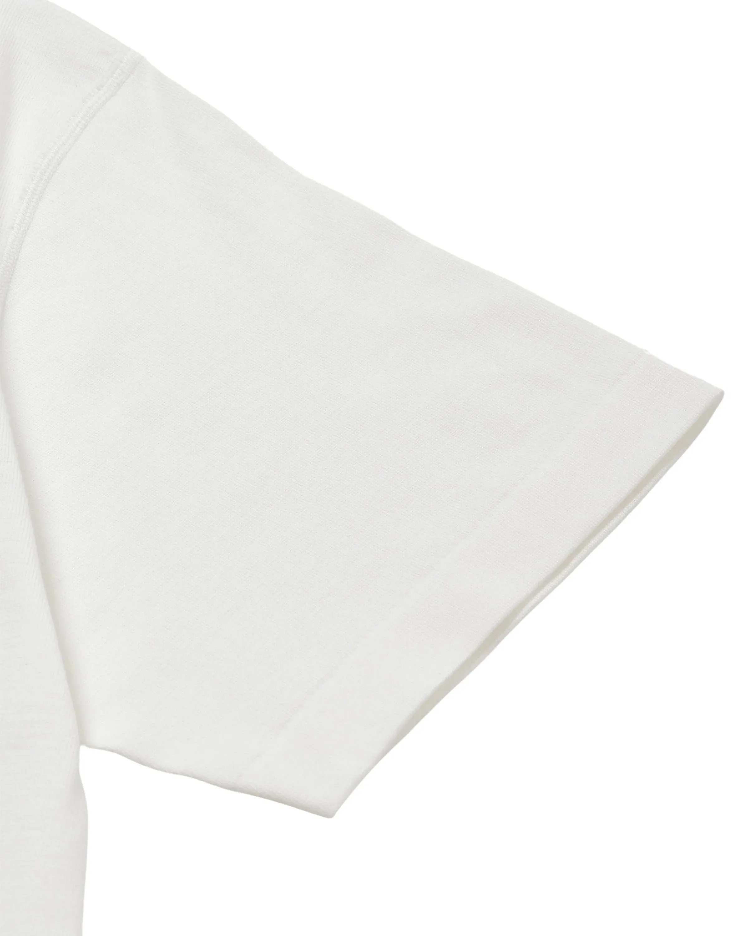 Crewneck T-shirt - Ultimate Pima Tsuriami - White