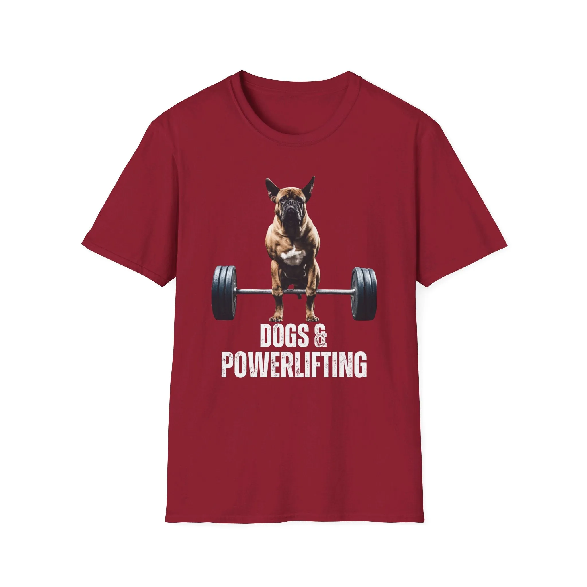 Dog Powerlifting Shirt for Dog Lover gifts for Gym Tshirts for Weightlifting T-shirt for Dog Dad gift for Dog Mom T-shirts for Powerlifter gift