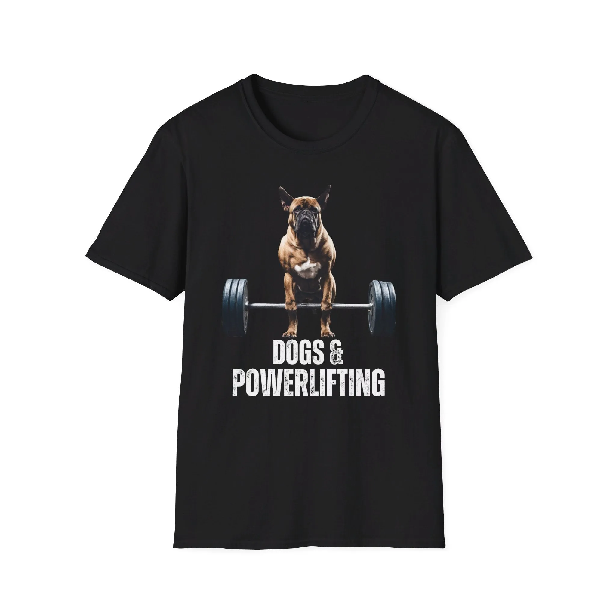 Dog Powerlifting Shirt for Dog Lover gifts for Gym Tshirts for Weightlifting T-shirt for Dog Dad gift for Dog Mom T-shirts for Powerlifter gift
