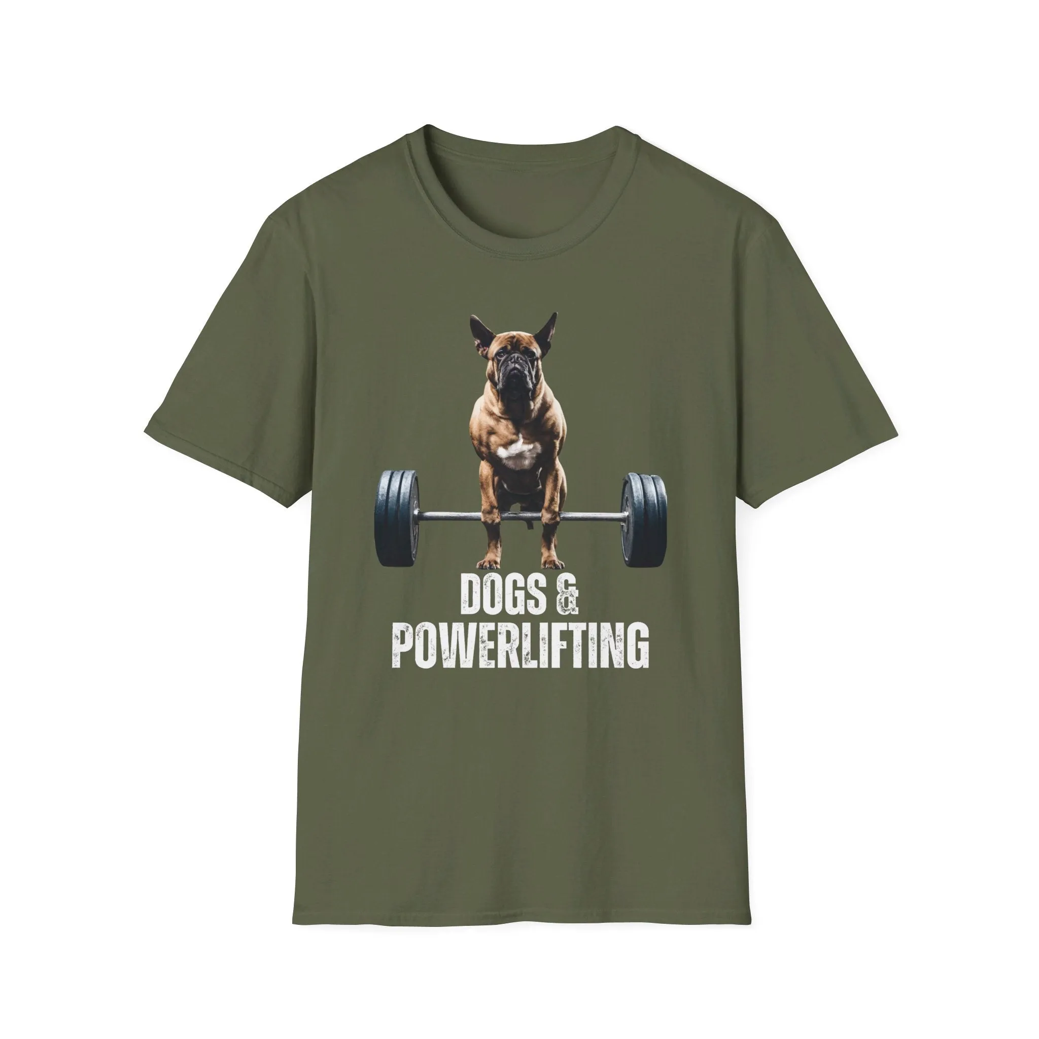 Dog Powerlifting Shirt for Dog Lover gifts for Gym Tshirts for Weightlifting T-shirt for Dog Dad gift for Dog Mom T-shirts for Powerlifter gift