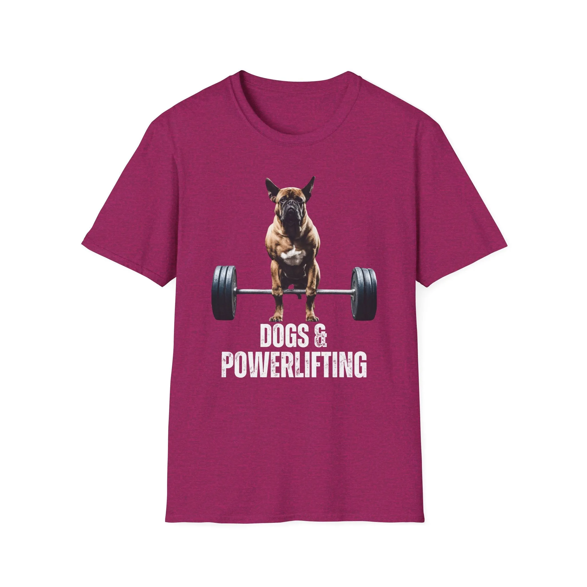 Dog Powerlifting Shirt for Dog Lover gifts for Gym Tshirts for Weightlifting T-shirt for Dog Dad gift for Dog Mom T-shirts for Powerlifter gift