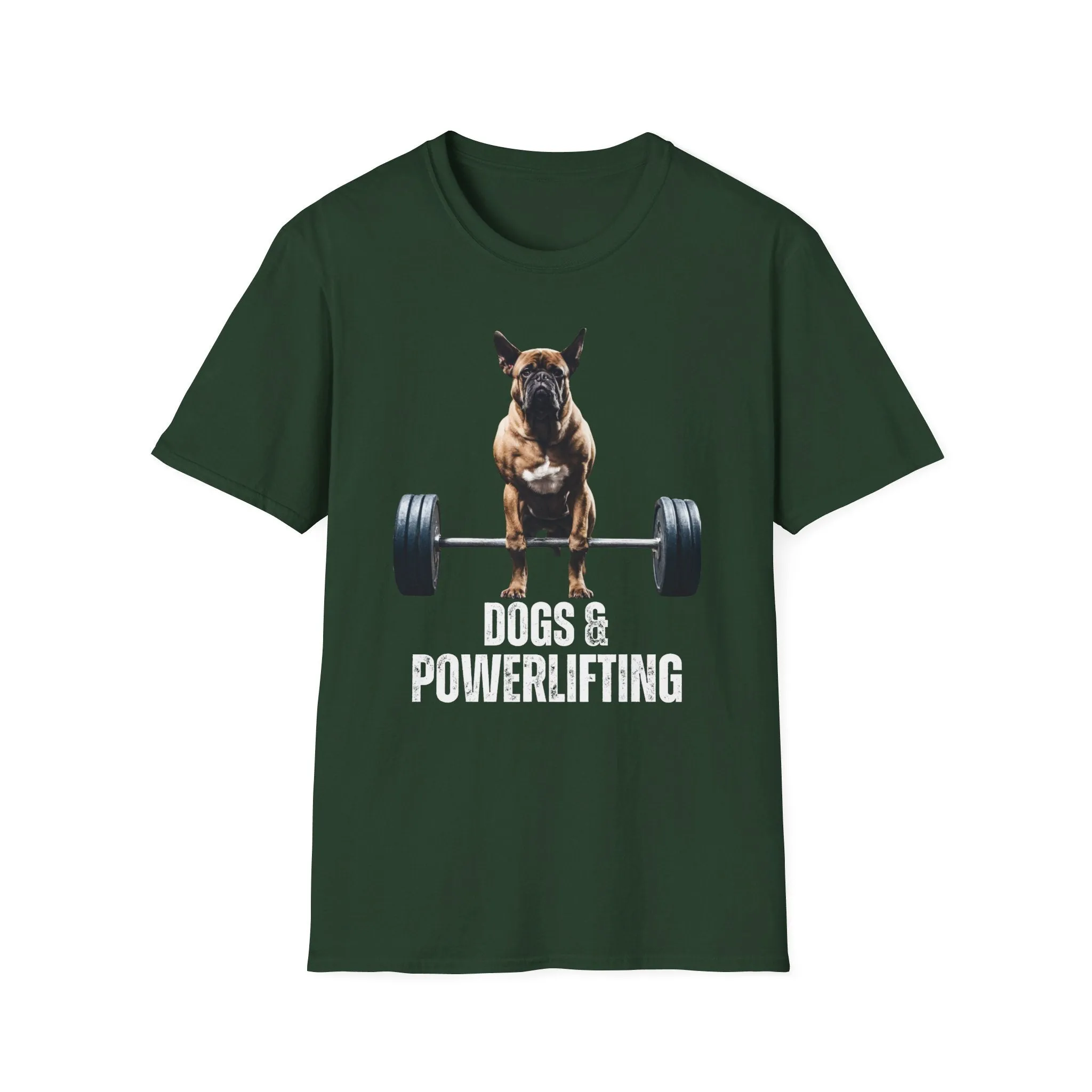 Dog Powerlifting Shirt for Dog Lover gifts for Gym Tshirts for Weightlifting T-shirt for Dog Dad gift for Dog Mom T-shirts for Powerlifter gift
