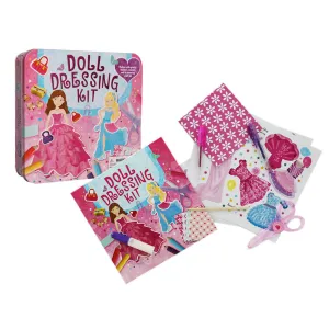 Doll Dressing Kit<br> <span style="font-size: 11px; font-family:Helvetica,Arial,sans-serif;">Packed with pretty stickers, stencils and an amazing craft kit </span>