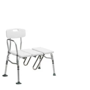 Drive Medical Splash Defense Transfer Bench with Curtain Guard Protection