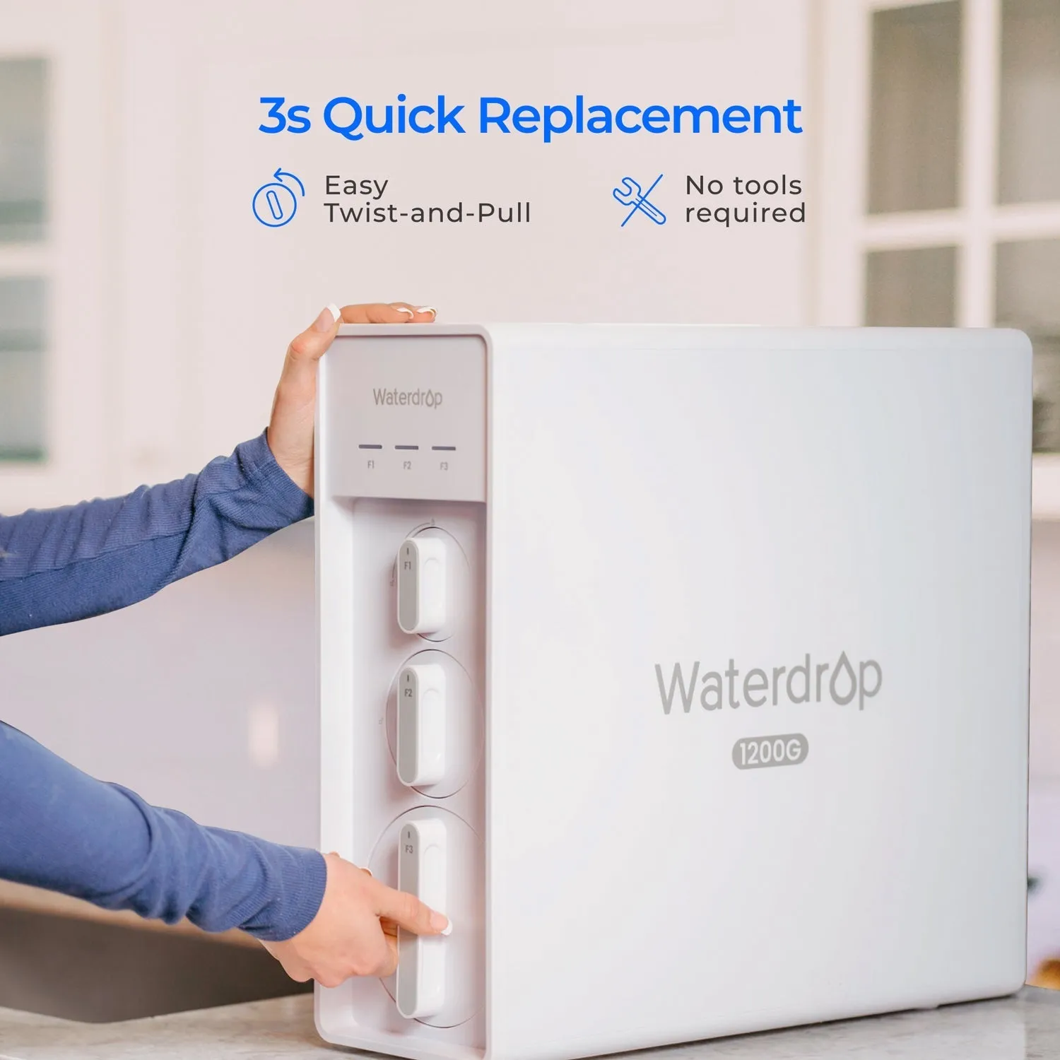 F3 Filter for Waterdrop X12 Reverse Osmosis System | 1200 GPD