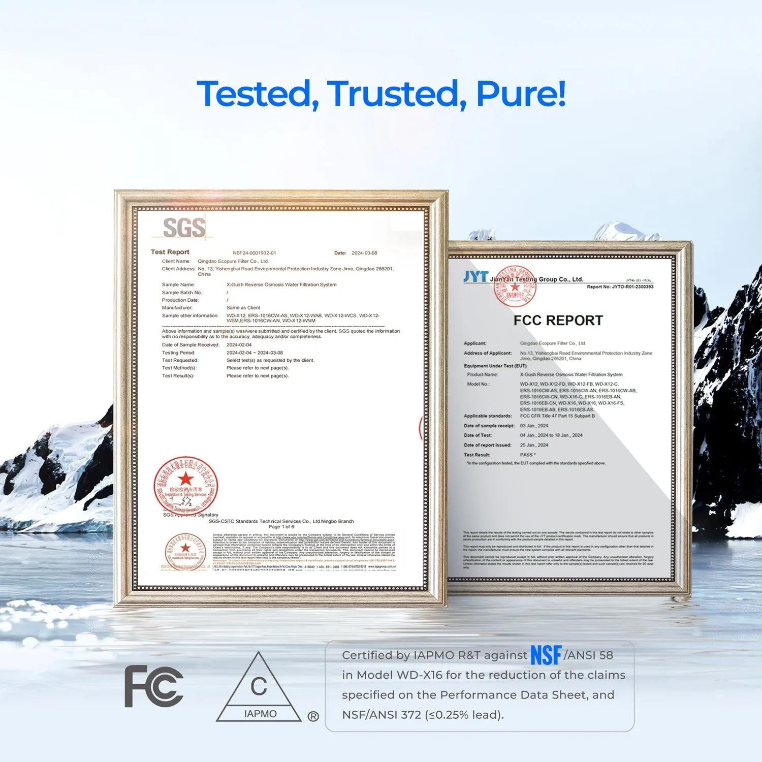 F3 Filter for Waterdrop X12 Reverse Osmosis System | 1200 GPD