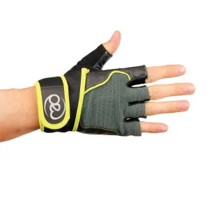 Fitness Mad Strength Highly Supportive Heavy Weight Lifting Gloves & Wrist Strap[Large]