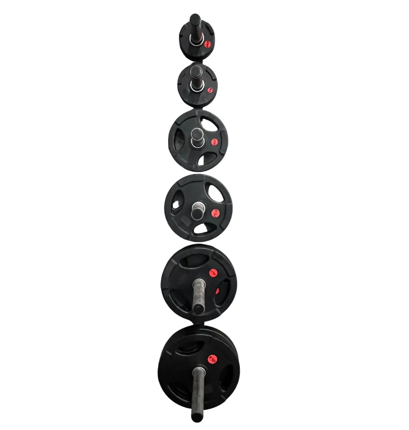 Full Set 245lbs Rubber Grip Plates PRE ORDER