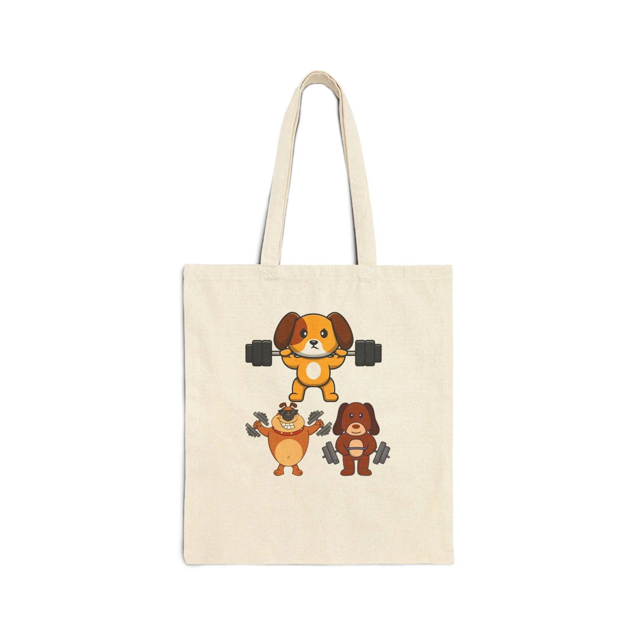 Funny Dog Working Out Tote Bag Funny Gym Bags for Dogs Lovers gifts for Dog Dad Fitness Tote Bag for Workout lover