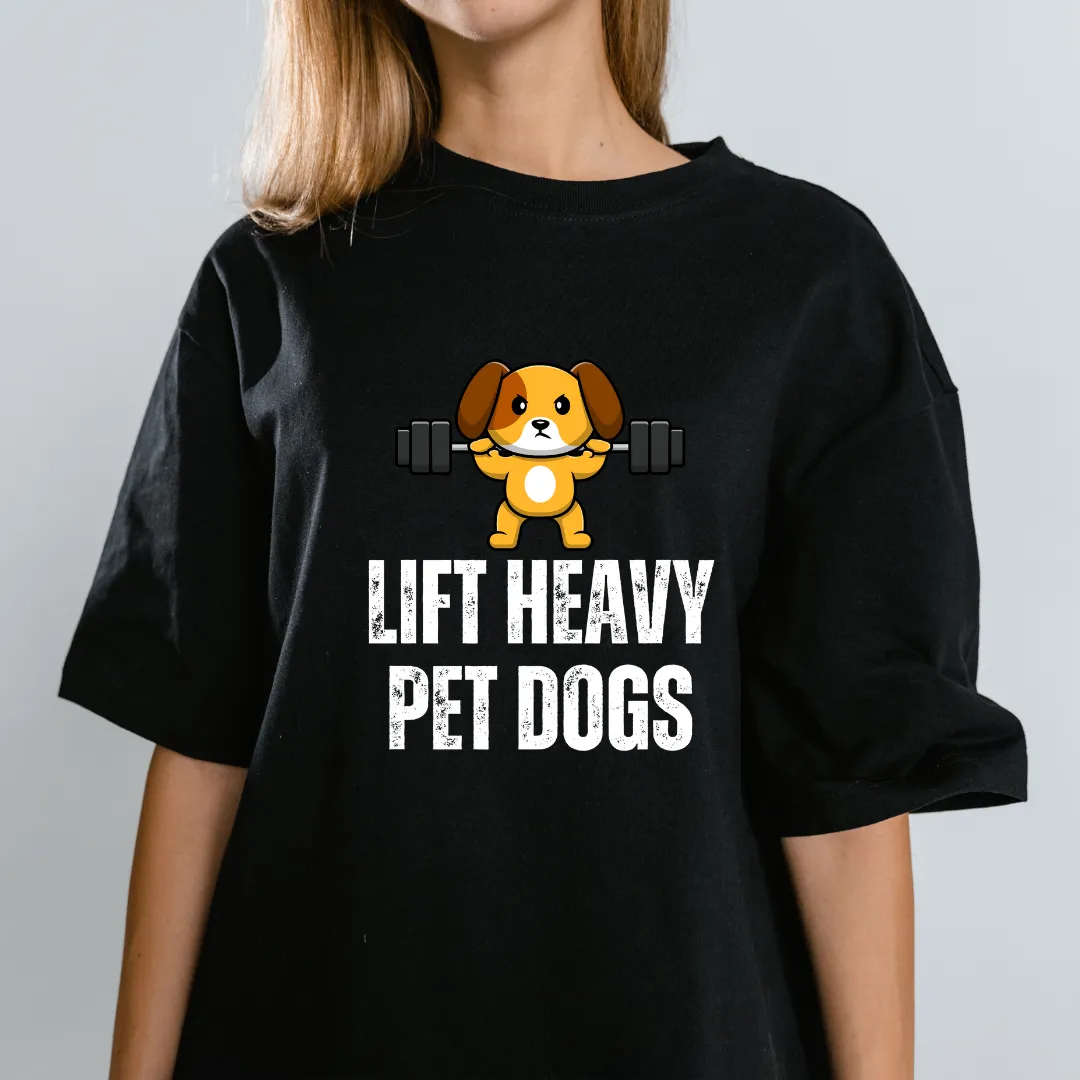 Funny Dog Workout Shirt for Gym Lover gifts for Dog Lover T-shirt Dog Lifting Weights T Shirt Lift Heavy Pet DOGS Tee