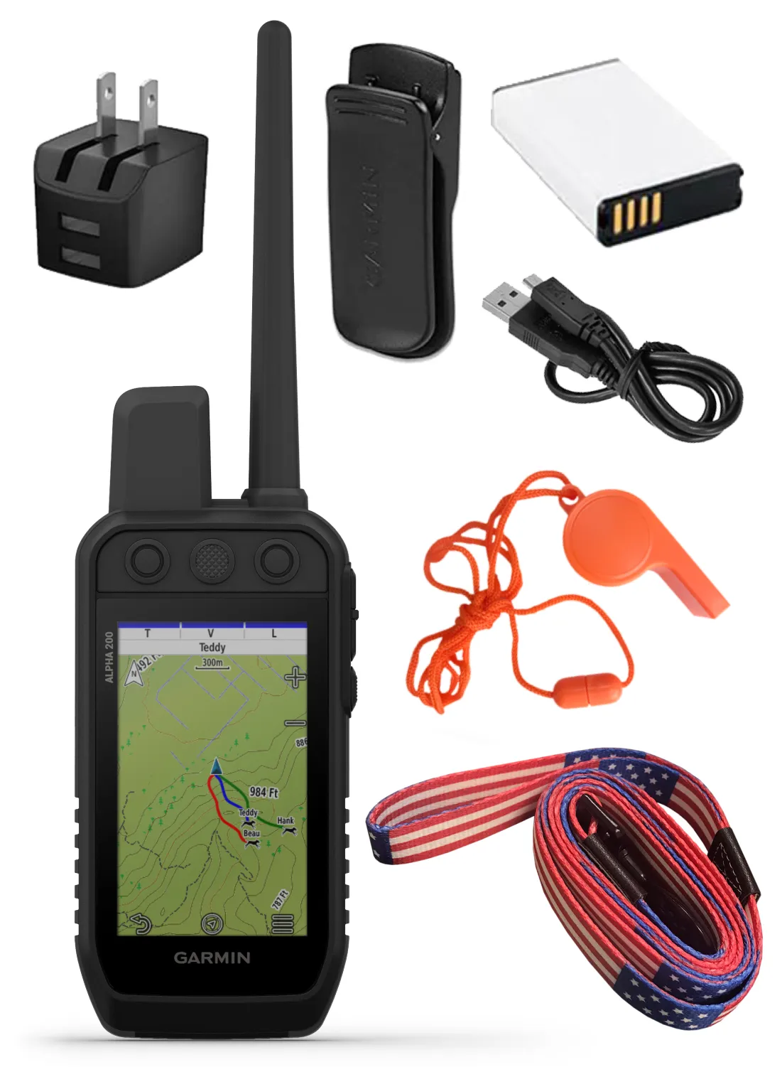 Garmin Alpha 200 Handheld Only, Black, 010-02616-50 Dog Equipment