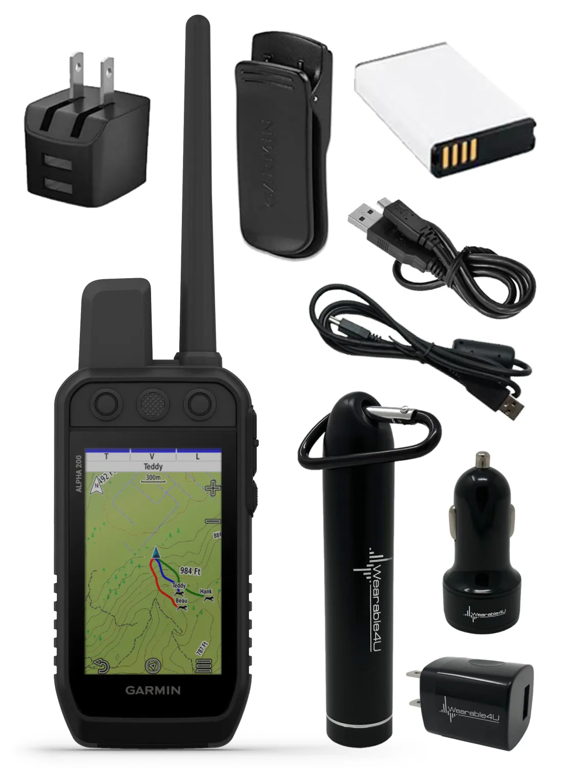 Garmin Alpha 200 Handheld Only, Black, 010-02616-50 Dog Equipment