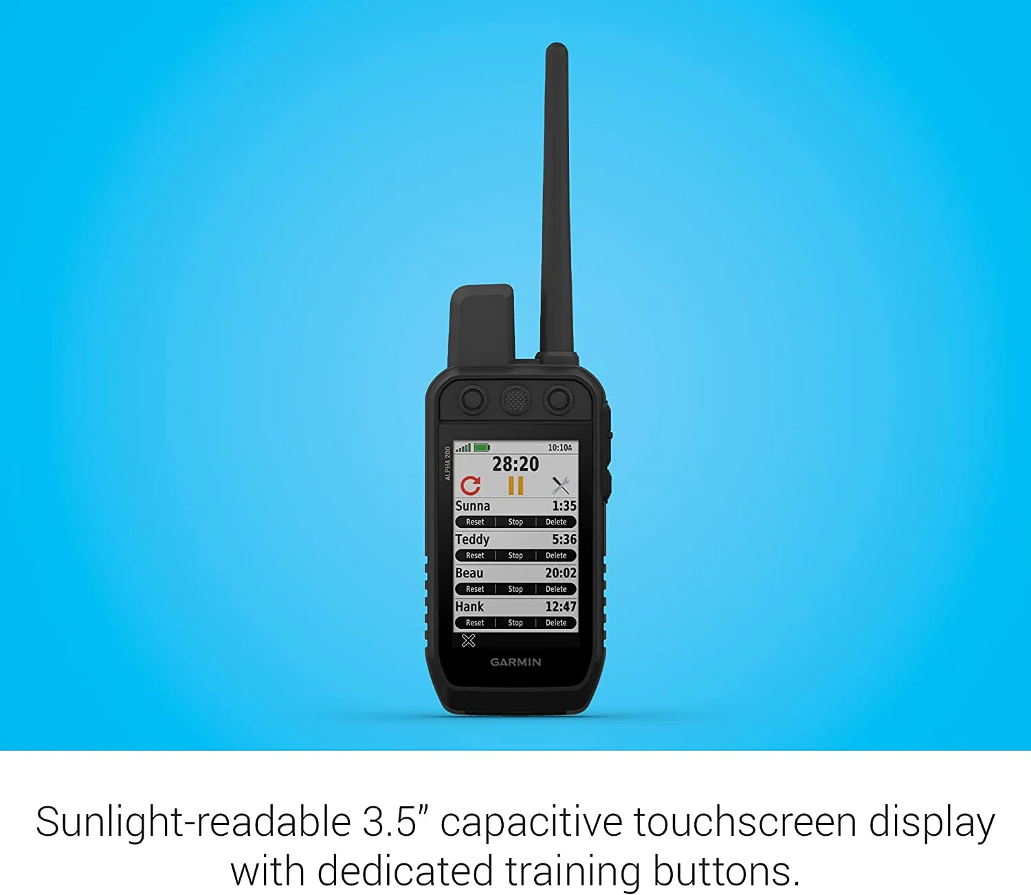 Garmin Alpha 200 Handheld Only, Black, 010-02616-50 Dog Equipment