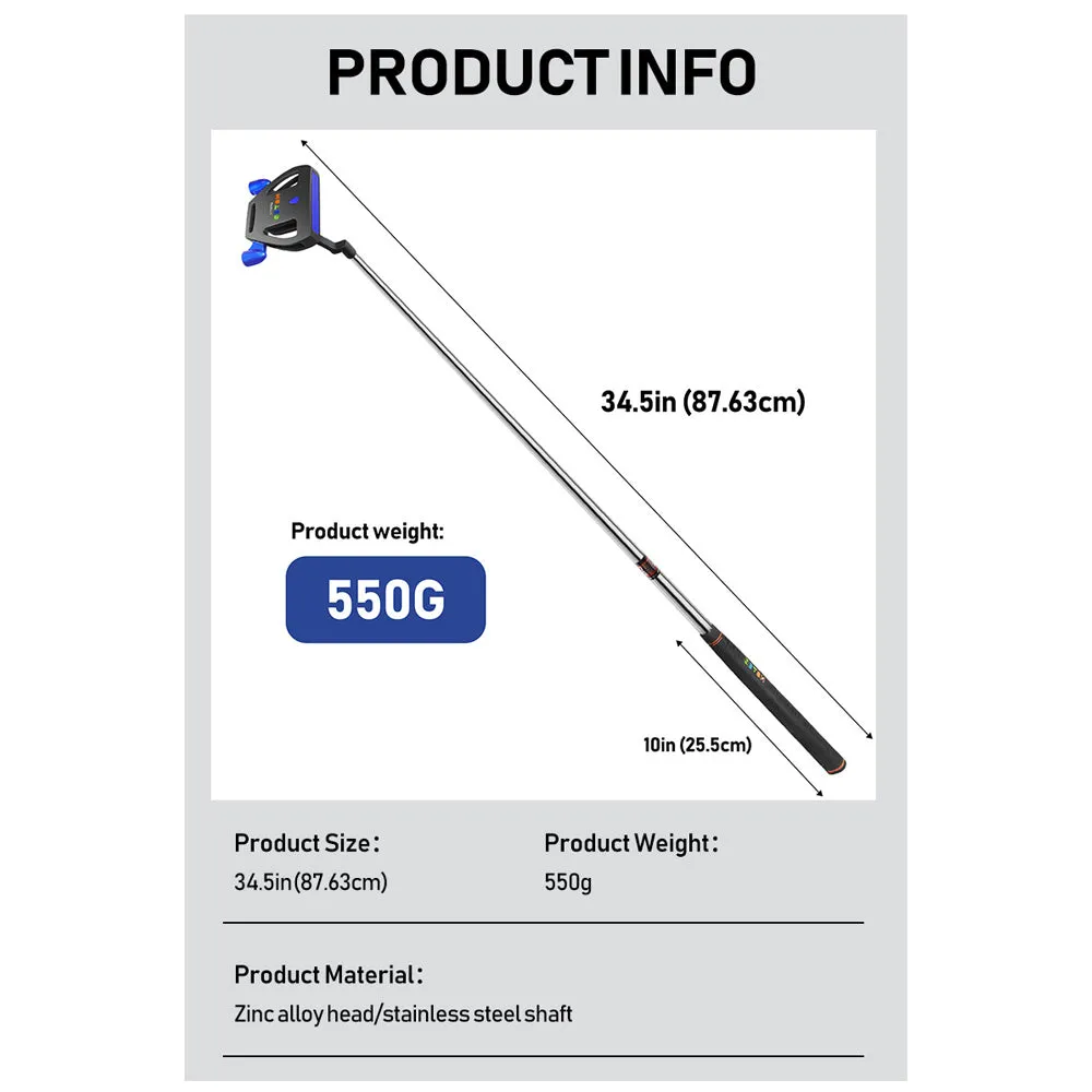 Golf Putter Practice Aid Right Handed Putter Hitting Stability