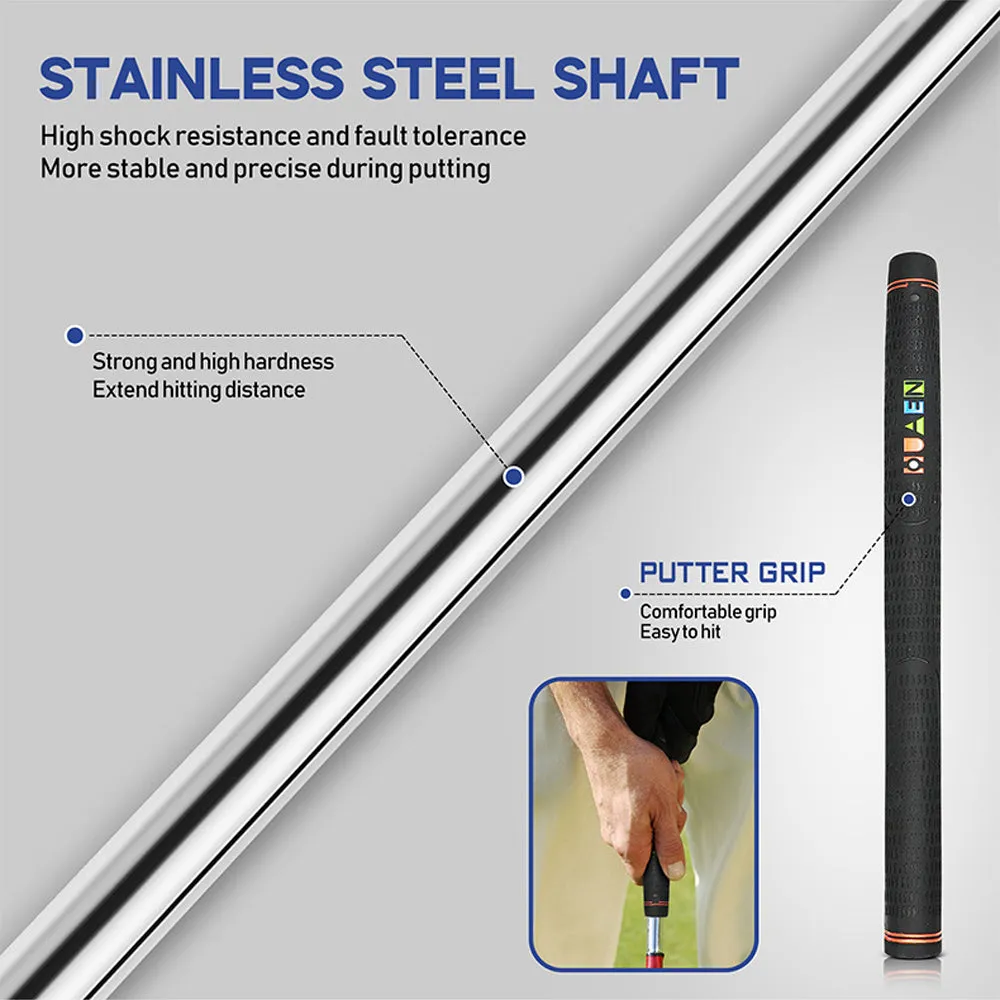 Golf Putter Practice Aid Right Handed Putter Hitting Stability