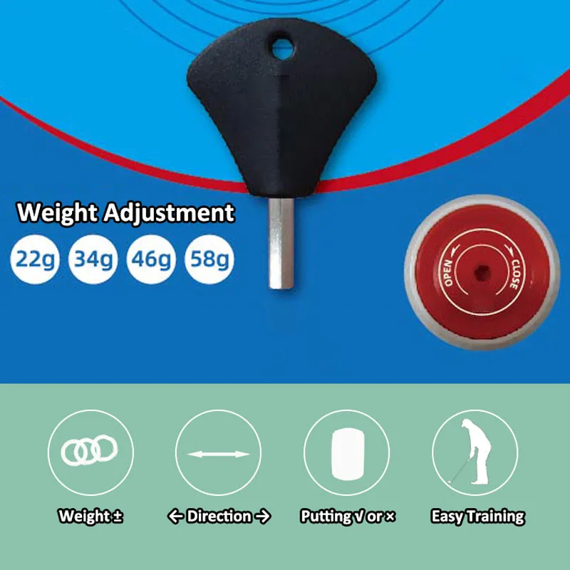 Golf Putting Accuracy Trainer Aids with Instant Feedback