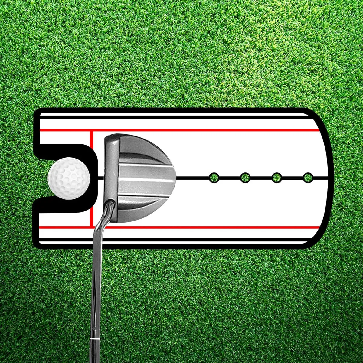 Golf Putting Mirror, Golf Alignment Mirror Training Aid Trainer