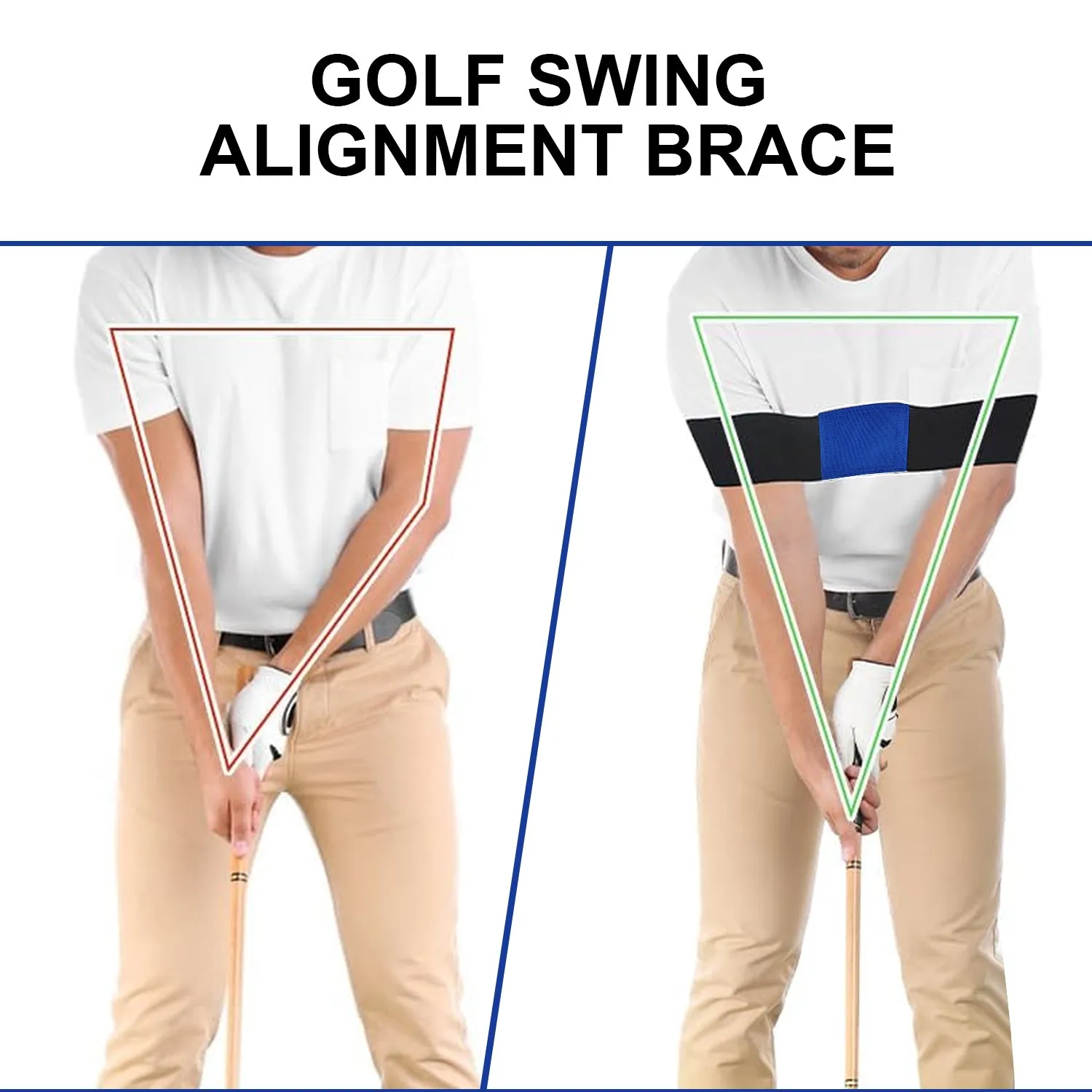 Golf Swing Training Aids, Golf Training Wrist Fixator and Golf Arm Band