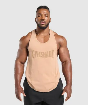 Gymshark Heritage Washed Stringer - Deep Fawn Brown