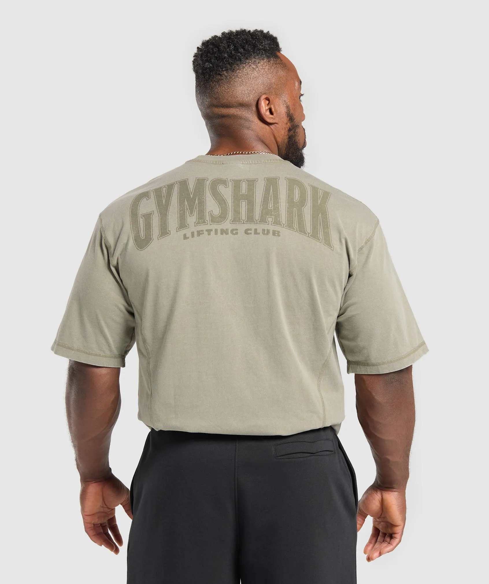 Gymshark Heritage Washed T-Shirt - Utility Green