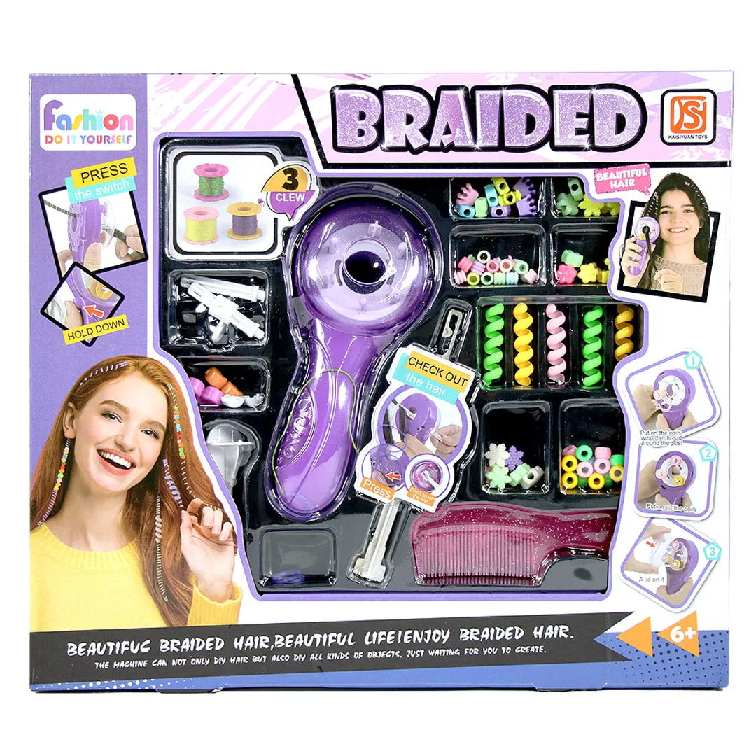 Hair Braider & Accessories Fashion Play Set