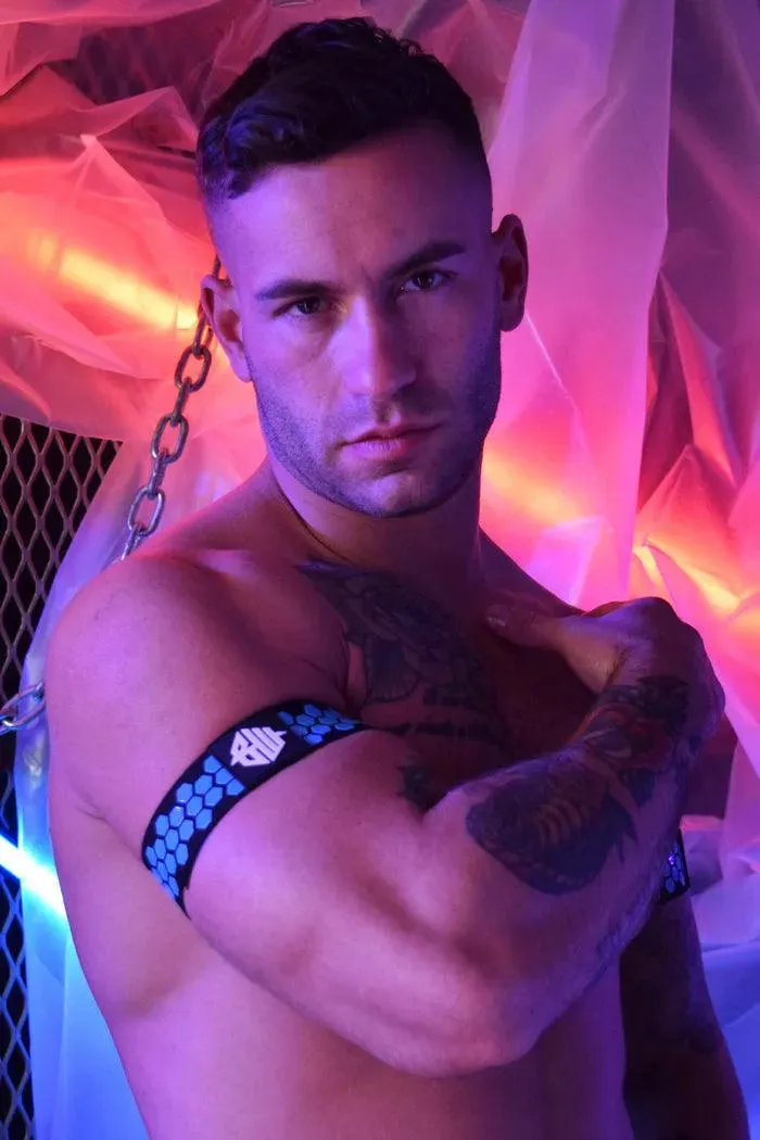 HEX ARMBANDS-AQUA BLUE