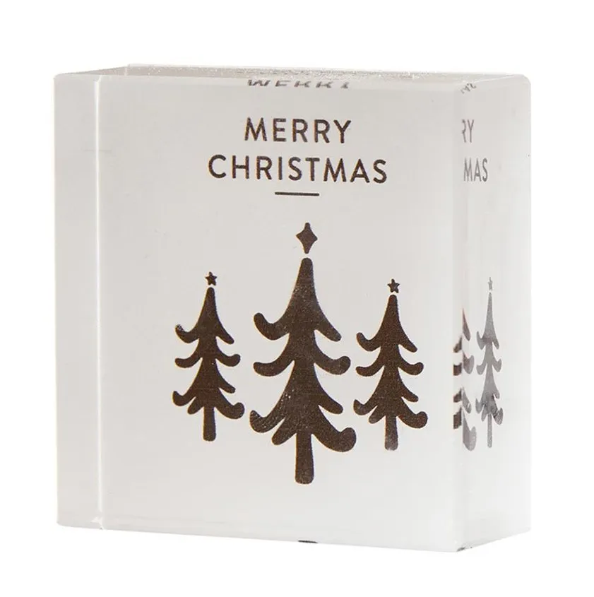 Holiday Lucite Block