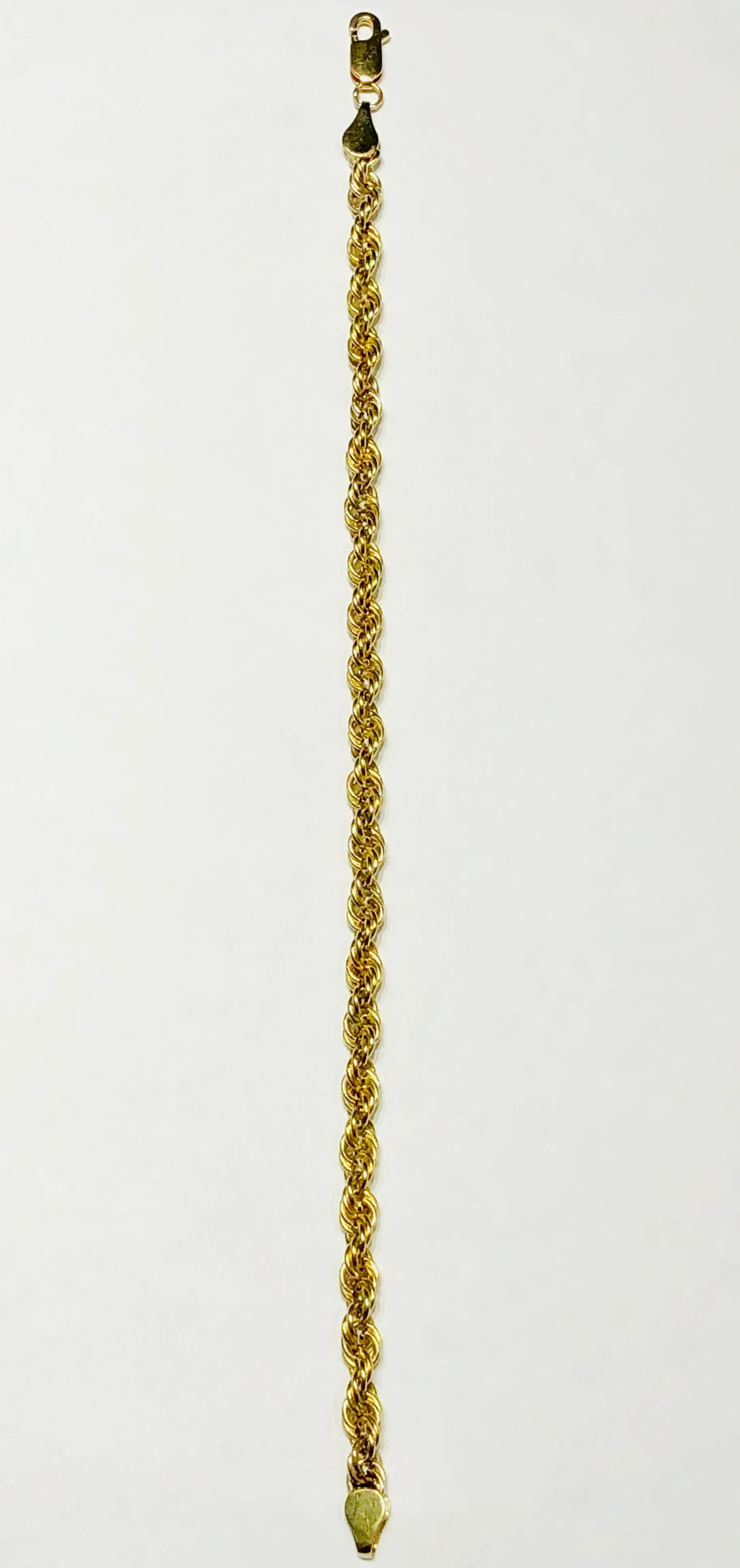 Hollow/Lightweight Rope Bracelet (14K)