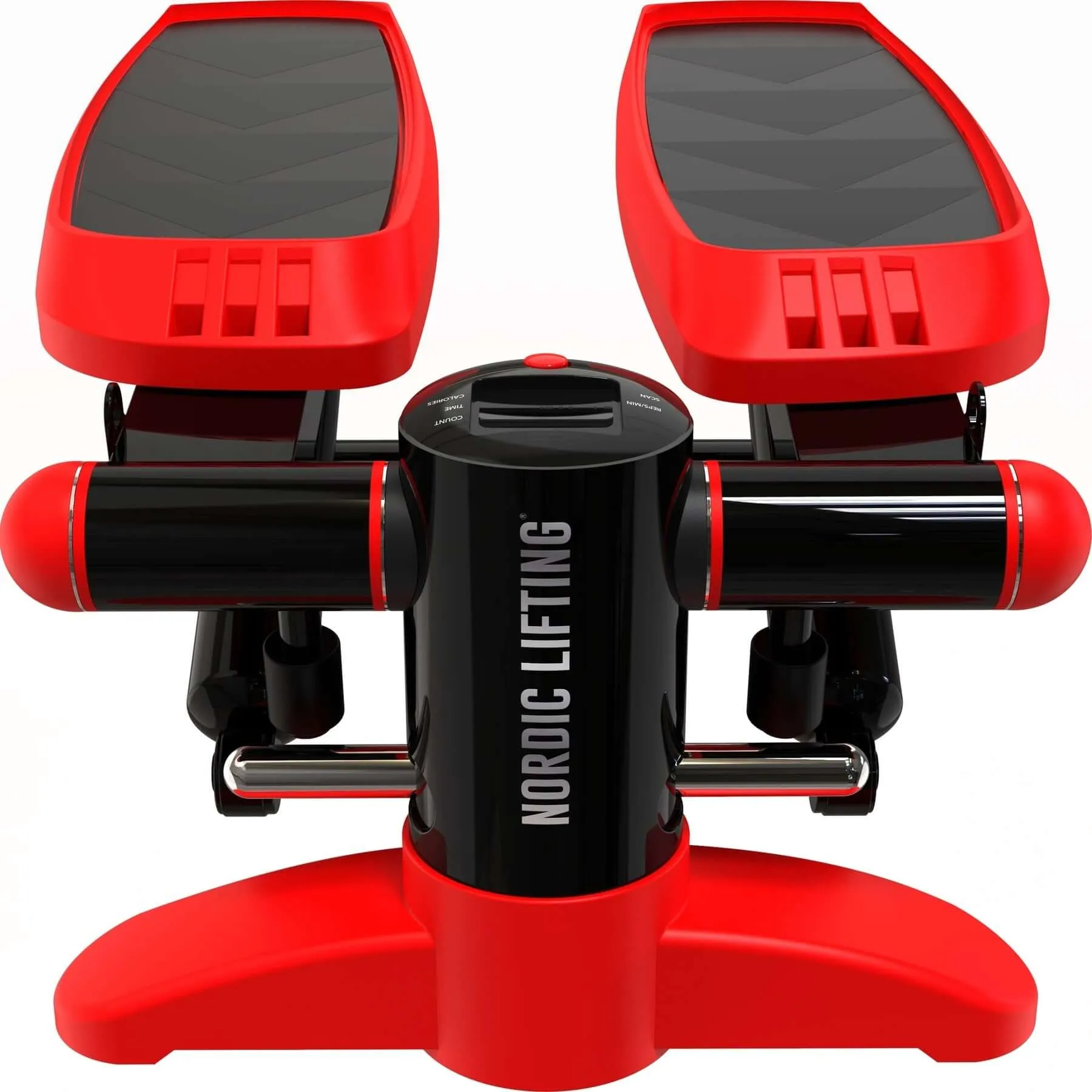 Home Workout Mini Stepper - w/ Resistance Bands Set and Built-in Tracking Monitor