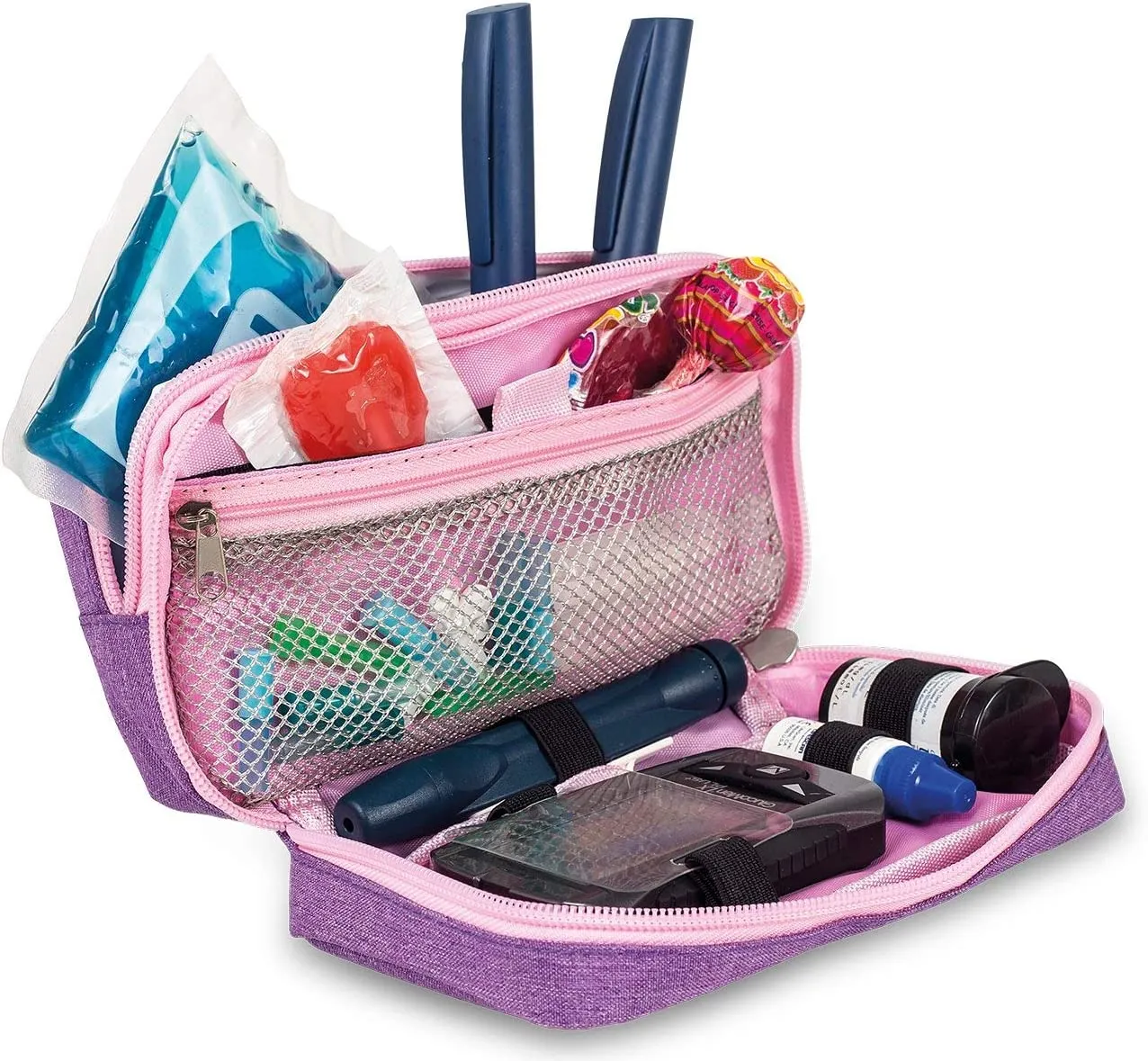 Insulin bag thermo-insulated (Purple)