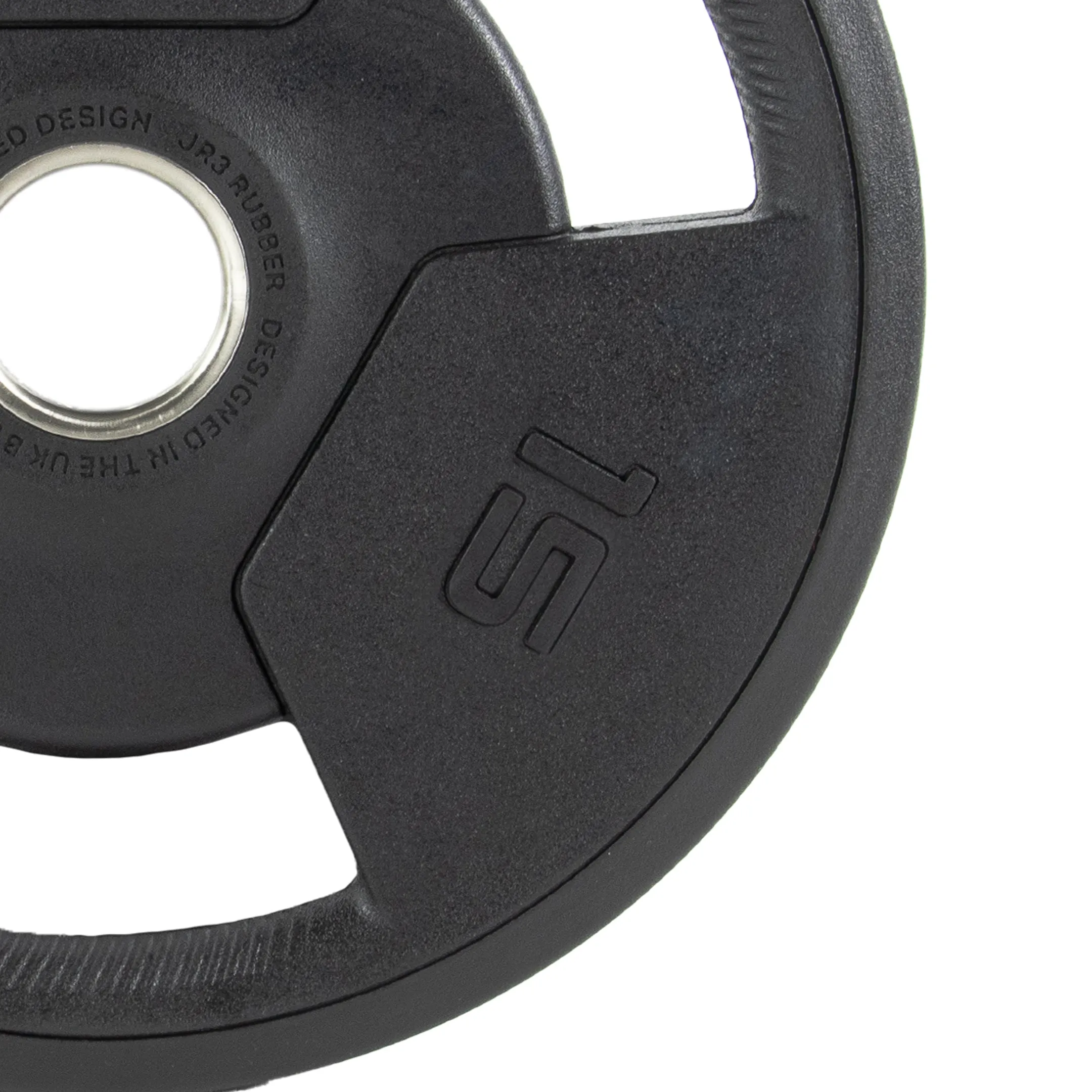 JORDAN® Rubber Tri-Grip Olympic Weight Plates - NEW DESIGN