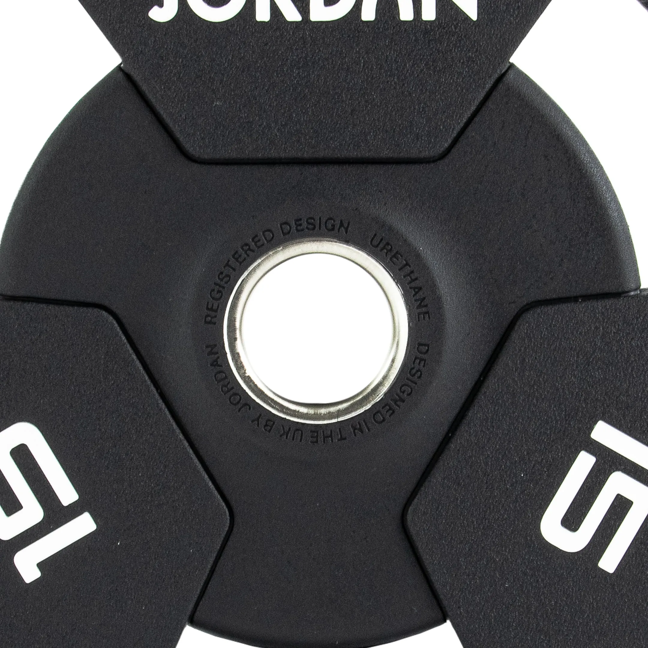 JORDAN® Urethane Tri-Grip Olympic Plates - NEW DESIGN