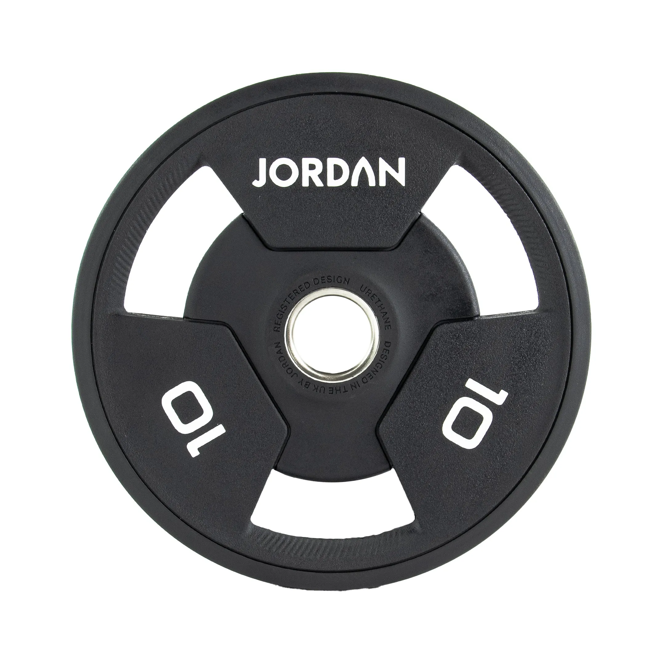 JORDAN® Urethane Tri-Grip Olympic Plates - NEW DESIGN