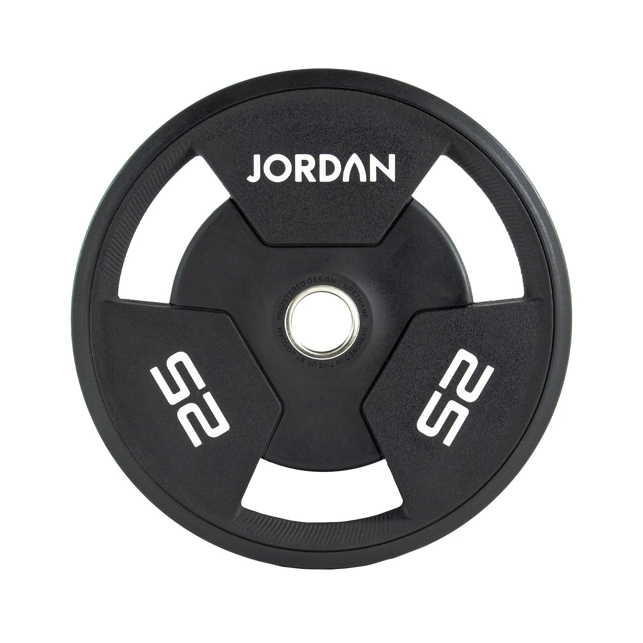 JORDAN® Urethane Tri-Grip Olympic Plates - NEW DESIGN