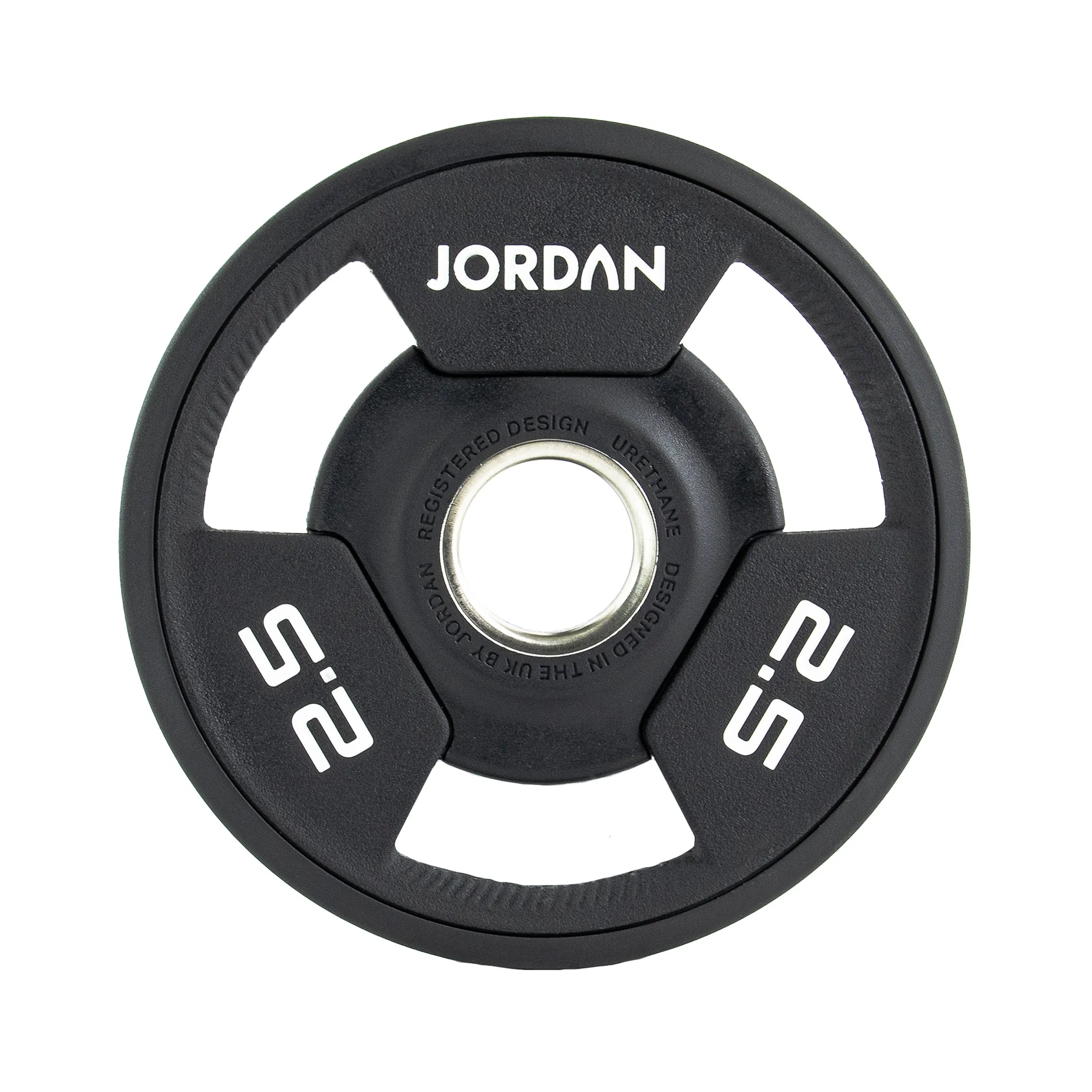JORDAN® Urethane Tri-Grip Olympic Plates - NEW DESIGN