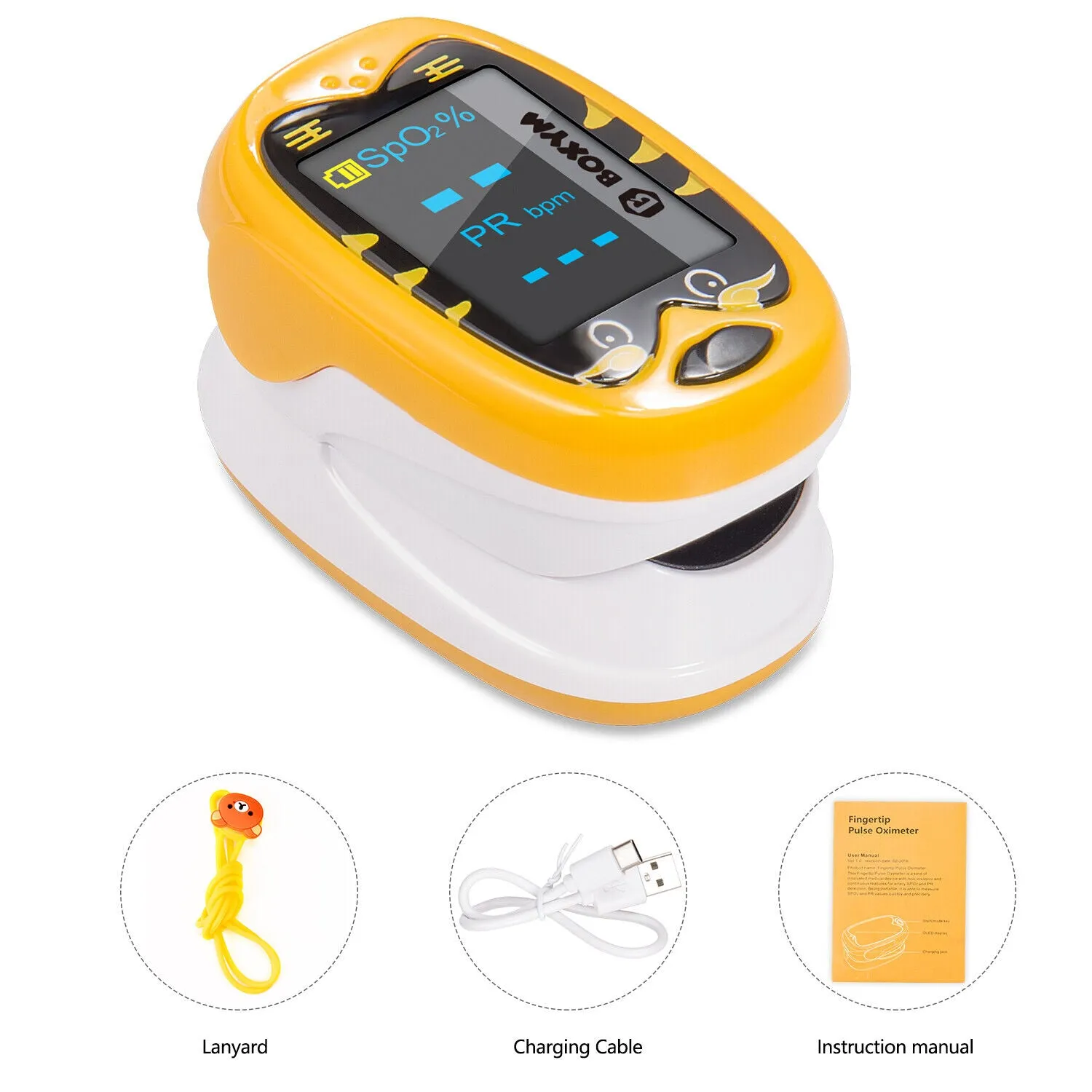 Kids Finger Pulse Oximeter - Ailime Designs