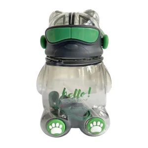 Little Surprise Box Cool Kelly Jo WithHeadphoneHandle Water Bottle,850Ml For Kids,Green